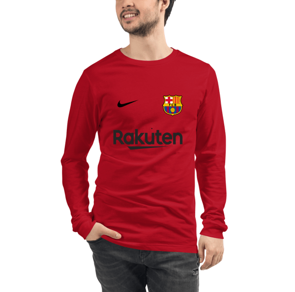 MESSI Barcelona ICONIC Premium Full Sleeve Jersey - Image 3