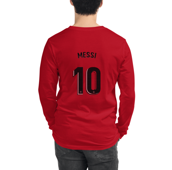 MESSI Barcelona ICONIC Premium Full Sleeve Jersey - Image 4